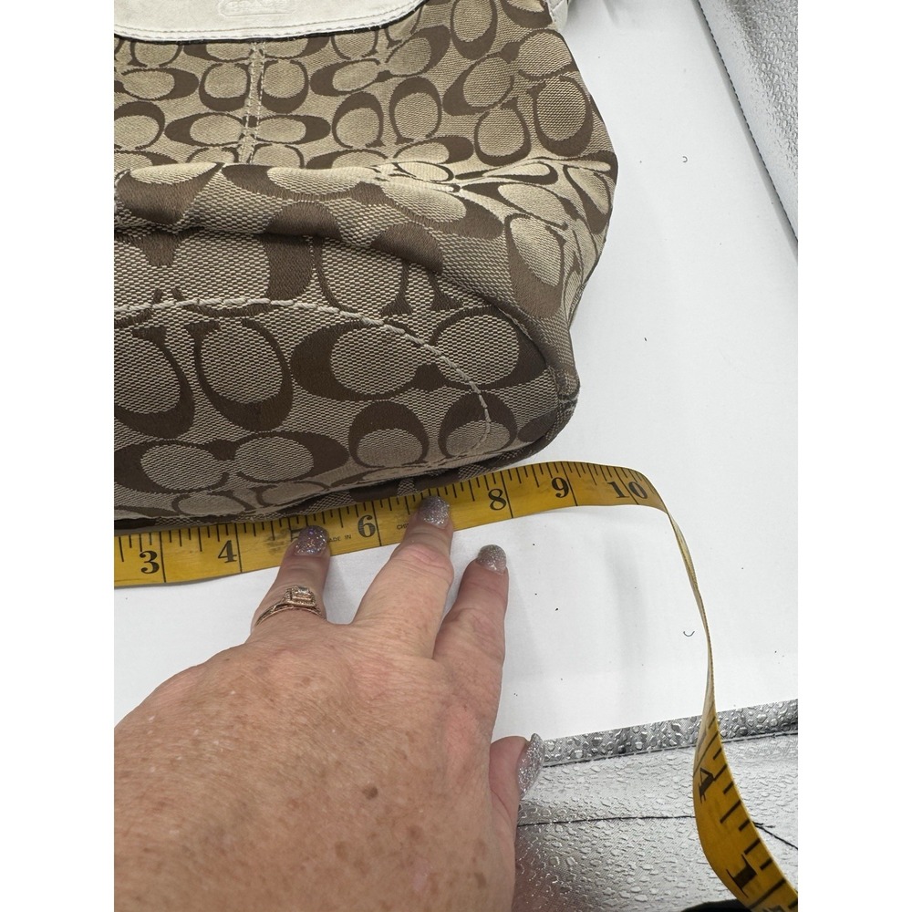 COACH Bleecker Signature Bucket Crossbody Shoulder Bag Purse Good Cond PT2 - Picture 11 of 13